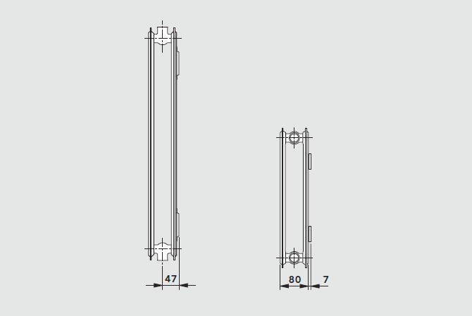 Hygiene compact radiator TYPE 20