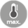 Max. üzemi hőmérséklet