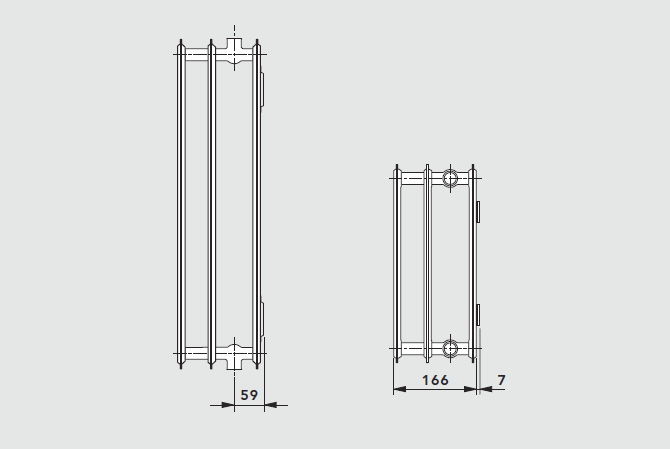 Hygiene compact radiator TYPE 30