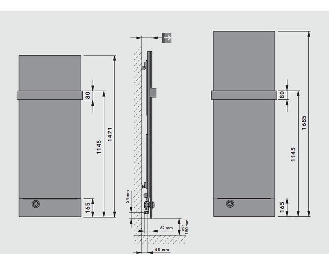 Vertical dimensions