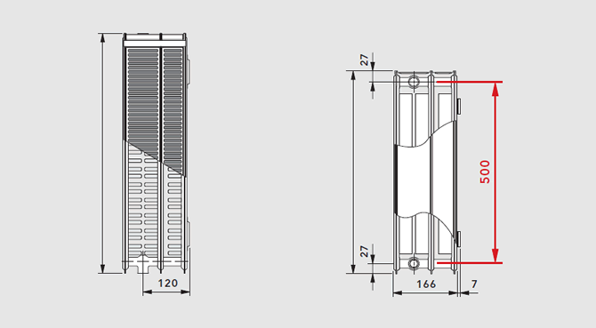Upgrade radiator TYPE 33 K