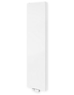 Vertical plan radiator centrally connected