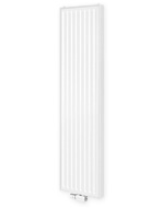 Vertical radiator centrally connected