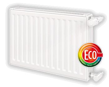 Compact profile radiator