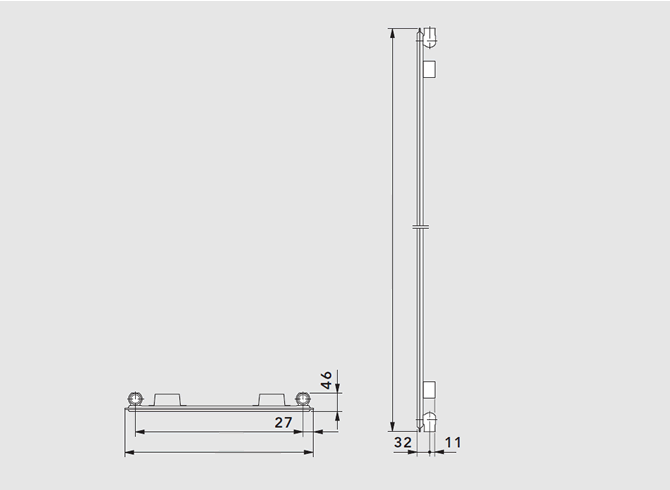 Vertical radiator TYPE 10