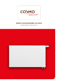 Karta katalogowa - Grzejniki COSMO Plan Multi
