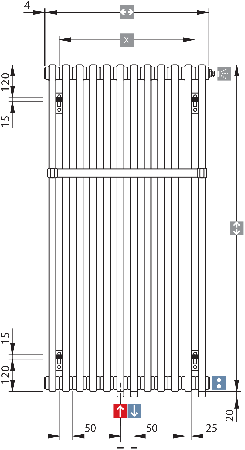 LASERLINE TWIN dimensions