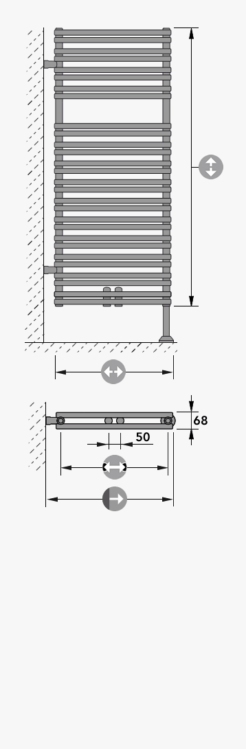 Designheizkörper ARUN-T