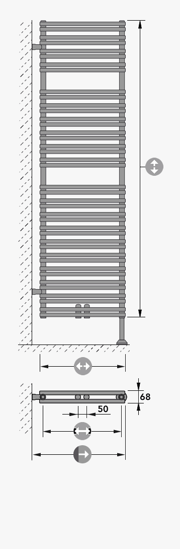 Designheizkörper ARUN-T