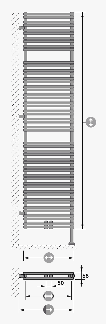 Designheizkörper ARUN-T