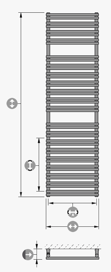 Designheizkörper Modernisierungsheizkörper BAWA