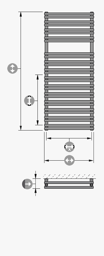 Designheizkörper Modernisierungsheizkörper BAWA-T