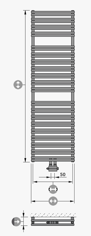 Designheizkörper BAWA-T VM