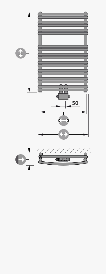 Designheizkörper CAVALLY-VM