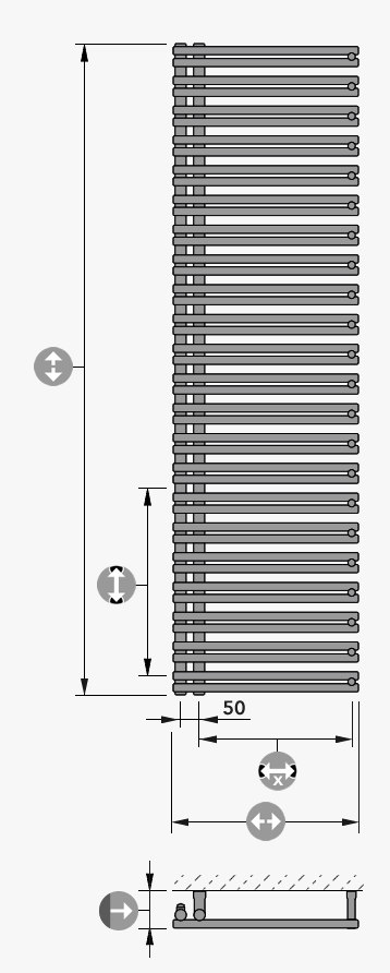 Designheizkörper Modernisierungsheizkörper FATALA