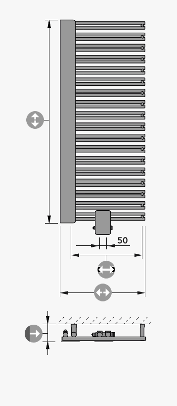 Designheizkörper FATALA VM SPA