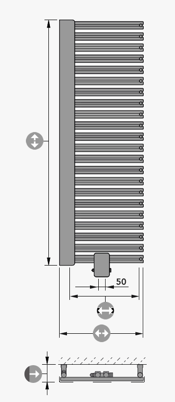 Desighnheizkörper FATALA VM SPA