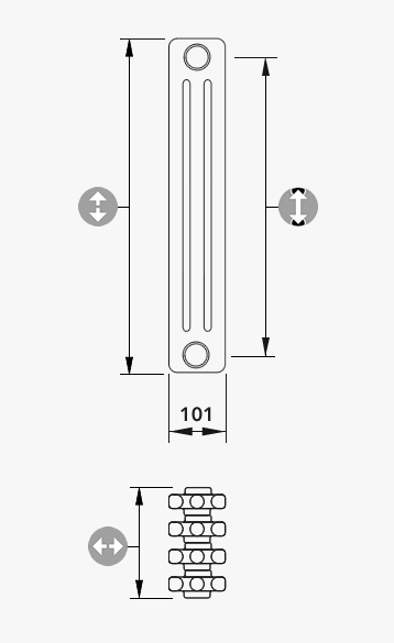 Laserline Type 3-Säuler