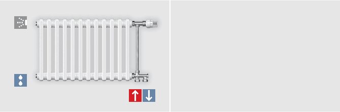 STANDARD Anschlussbeispiel- Einrohrsystem 