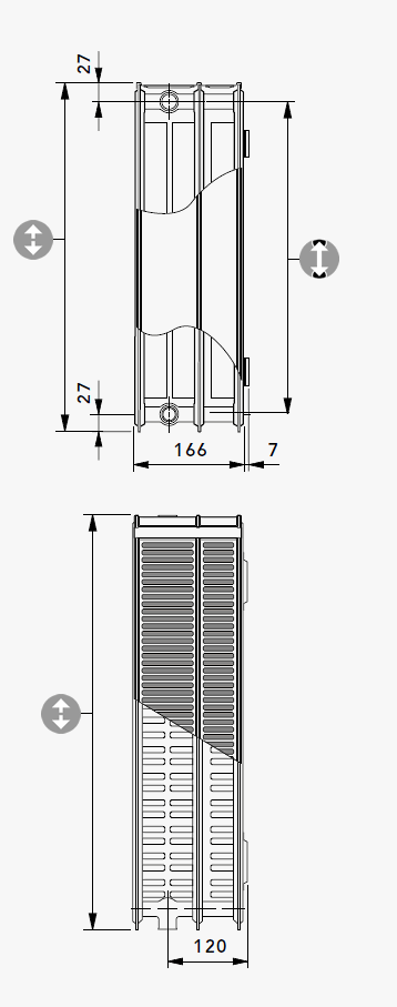 Modernisierungsheizkörper Type 33 K