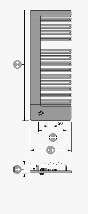 Designheizkörper NERO