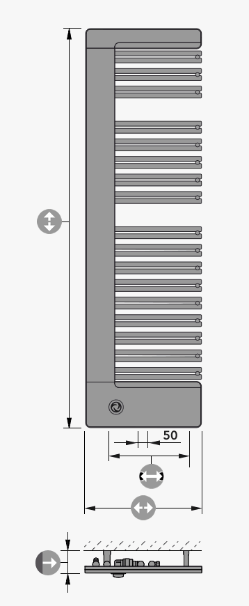 Designheizkörper NERO