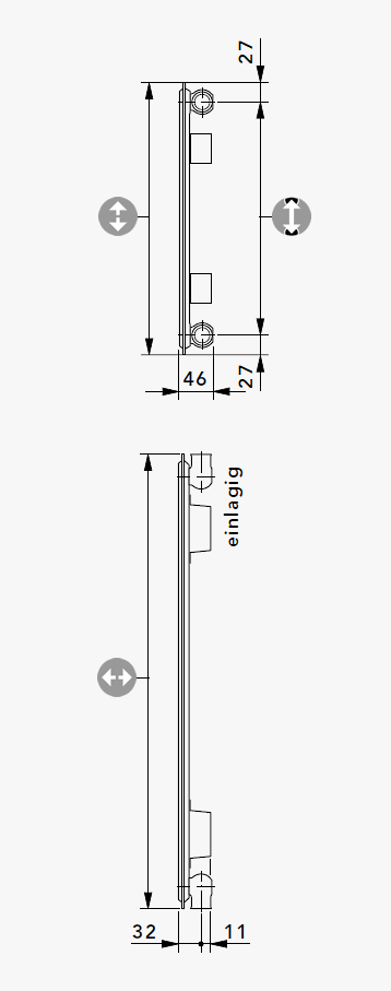 Kompaktheizkörper Type 10