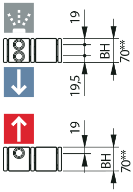 KK-S connection dimensions