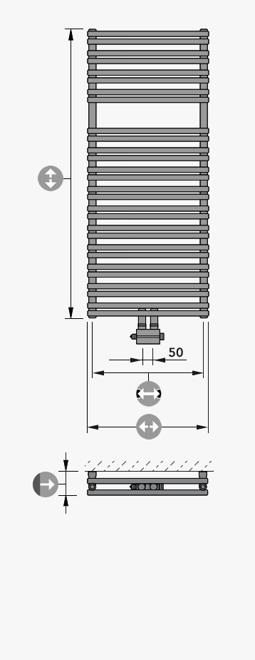 Designheizkörper BERLIN-T VM