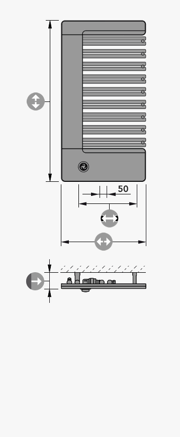 Designheizkörper NERO