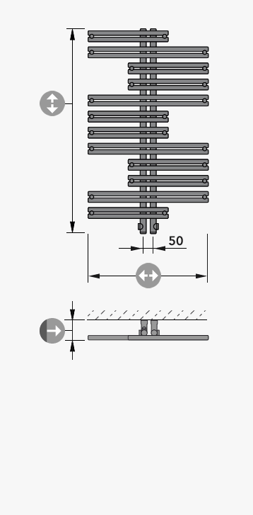 Designheizkörper PISA