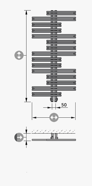 Designheizkörper PISA