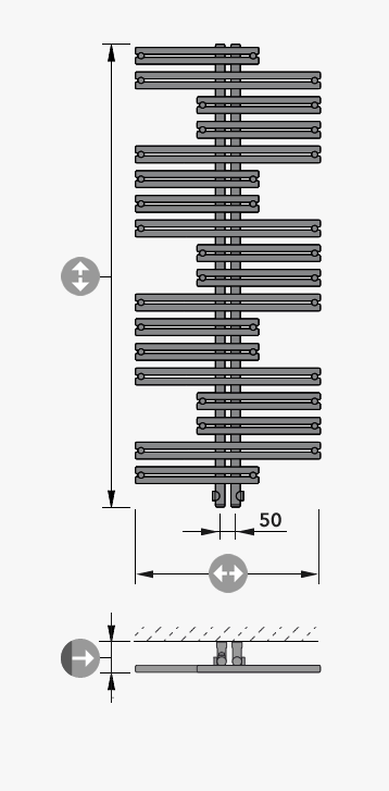 Designheizkörper PISA