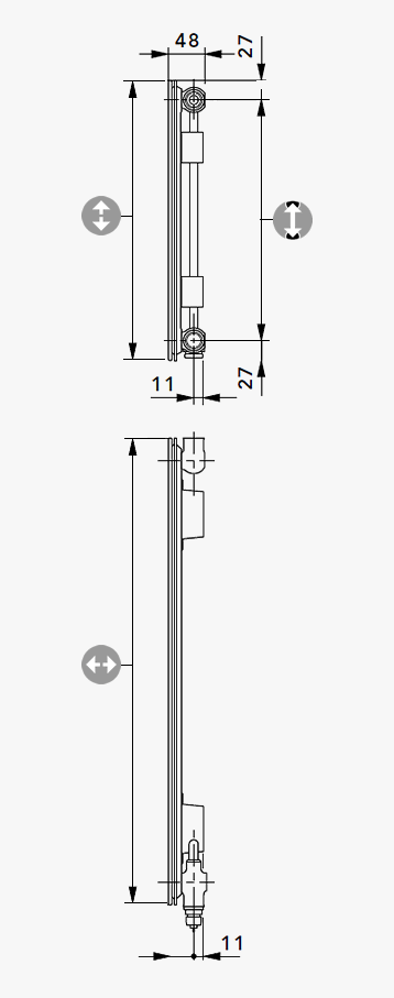 Plan Ventil Hygieneheizikörper Type 10 PV