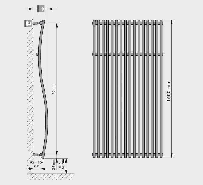 VELINO dimensions