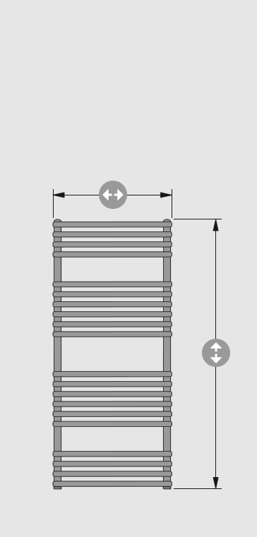 Elektroheizkörper STANDARD GEBOGEN