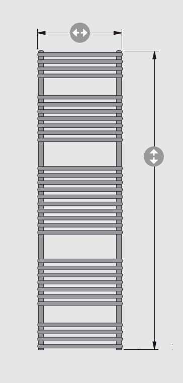 Elektroheizkörper STANDARD GEBOGEN