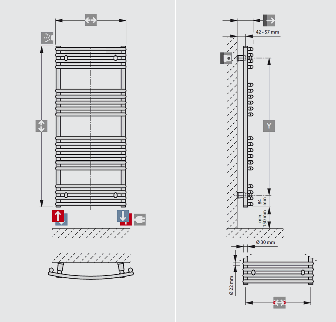 STANDARD CURVED connection examples 