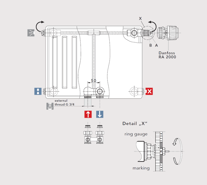 T6 double-pipe adjustment tips