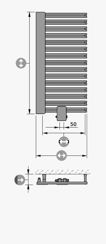 Designheizkörper FATALA VM SPA