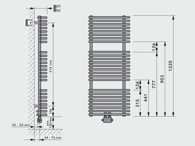 FULDA-VM dimensions