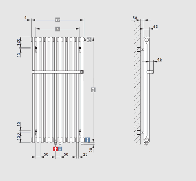 LASERLINE TWIN dimensions