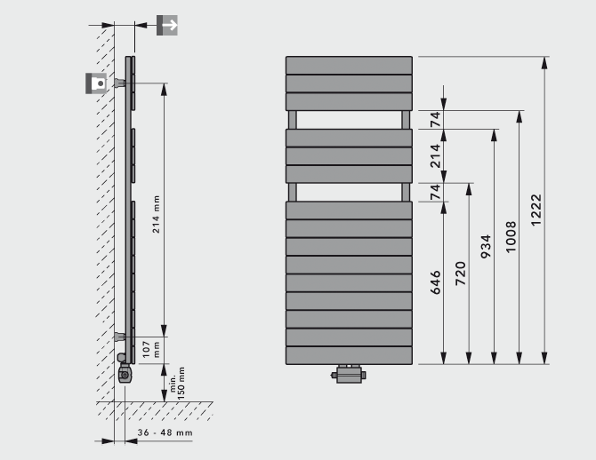 LOWA-VM dimensions