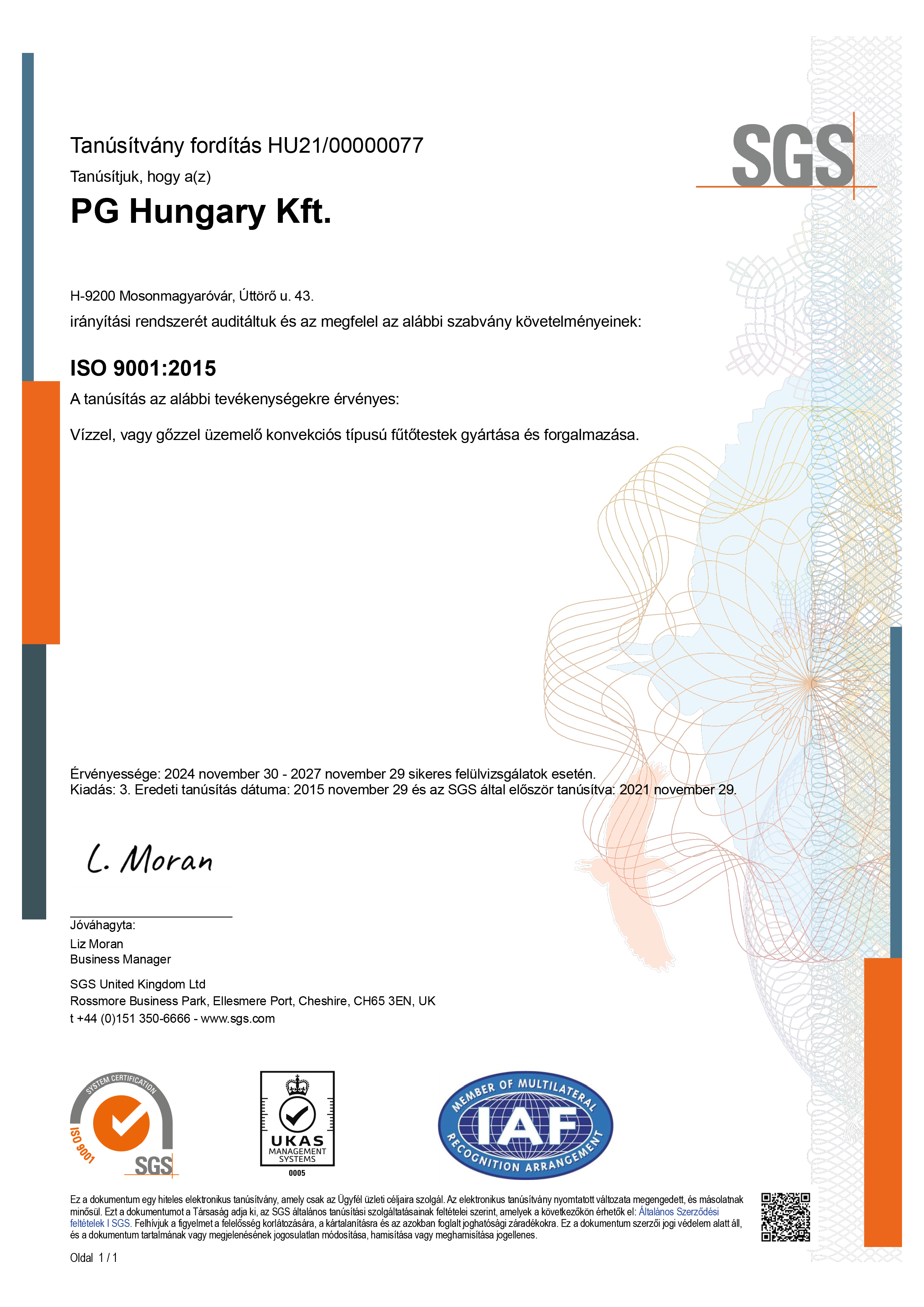 ISO 9001 HU