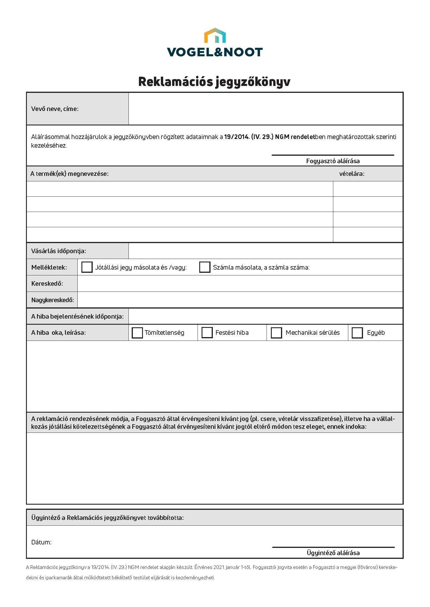 REKLAM&Aacute;CI&Oacute;S JEGYZŐK&Ouml;NYV