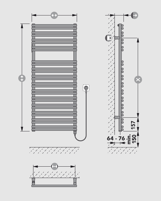 BAWA eLINE dimensions