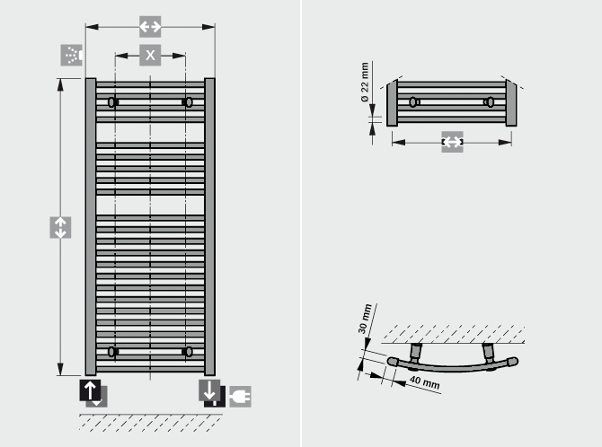 CLASSIC CHROME CURVED dimensions