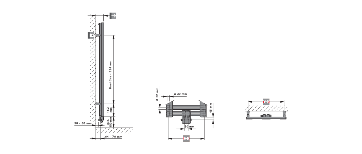 BAWA SPA horizotal dimensions