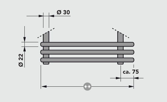 FULDA eLINE dimensions - detail