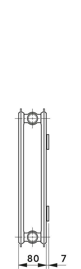 Hygiene compact radiator TYPE 20